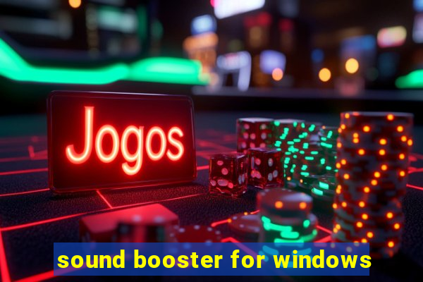 sound booster for windows